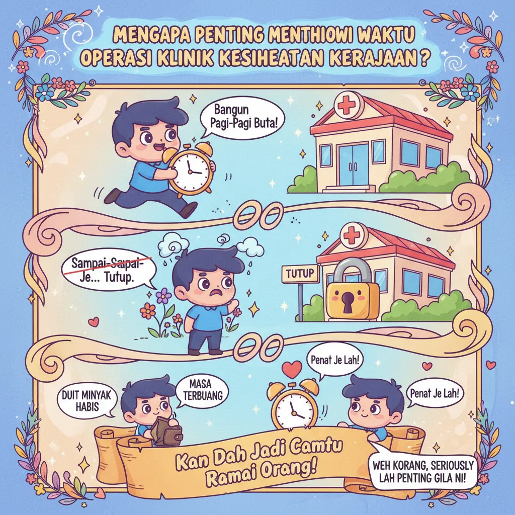 Mengapa Penting Mengetahui Waktu Operasi Klinik Kesihatan Kerajaan?