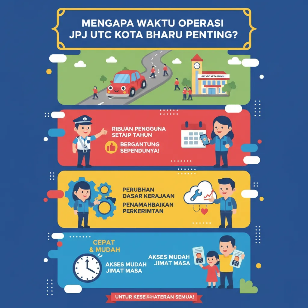 Mengapa Waktu Operasi JPJ UTC Kota Bharu Penting?
