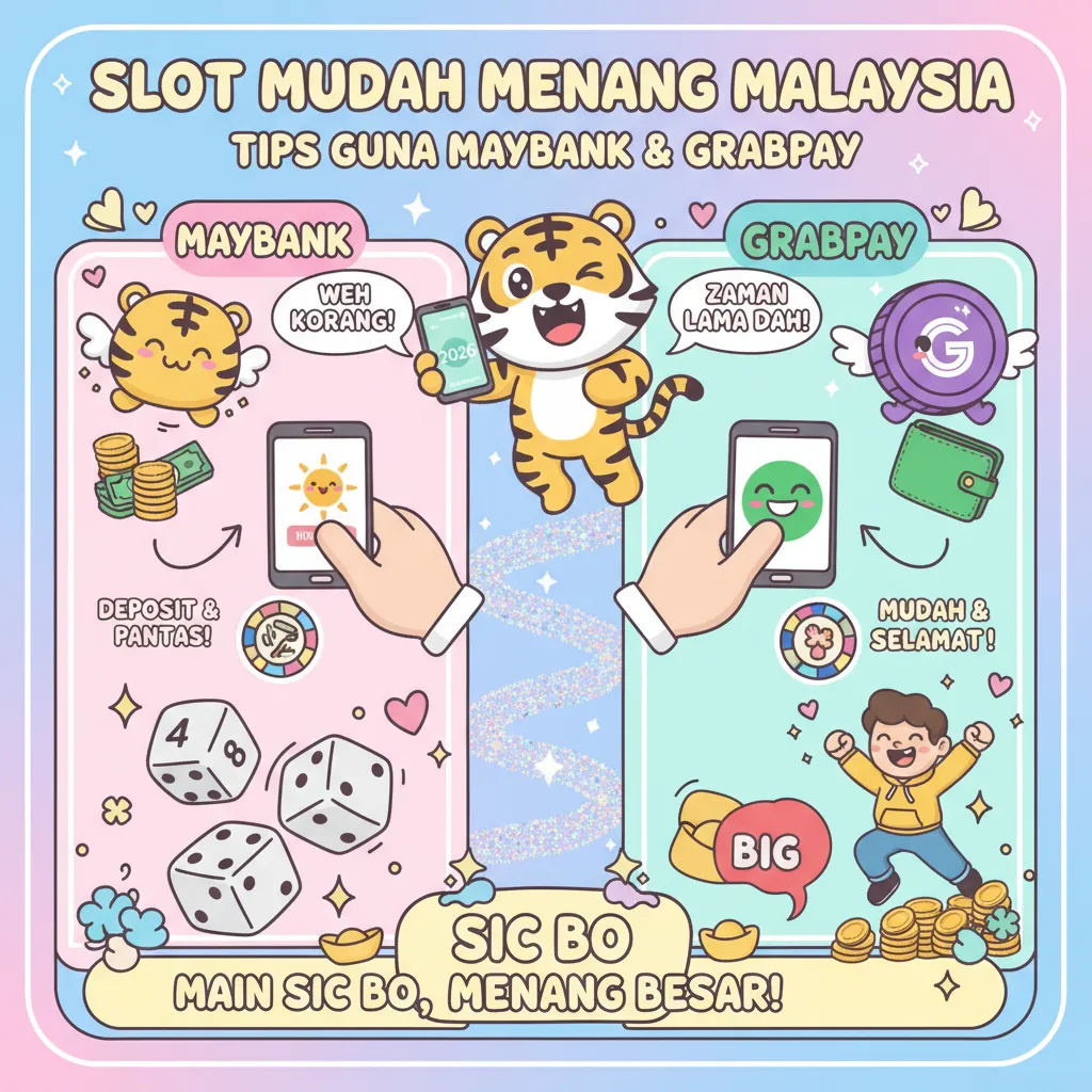 Tips Slot Mudah Menang Malaysia Guna Maybank & GrabPay