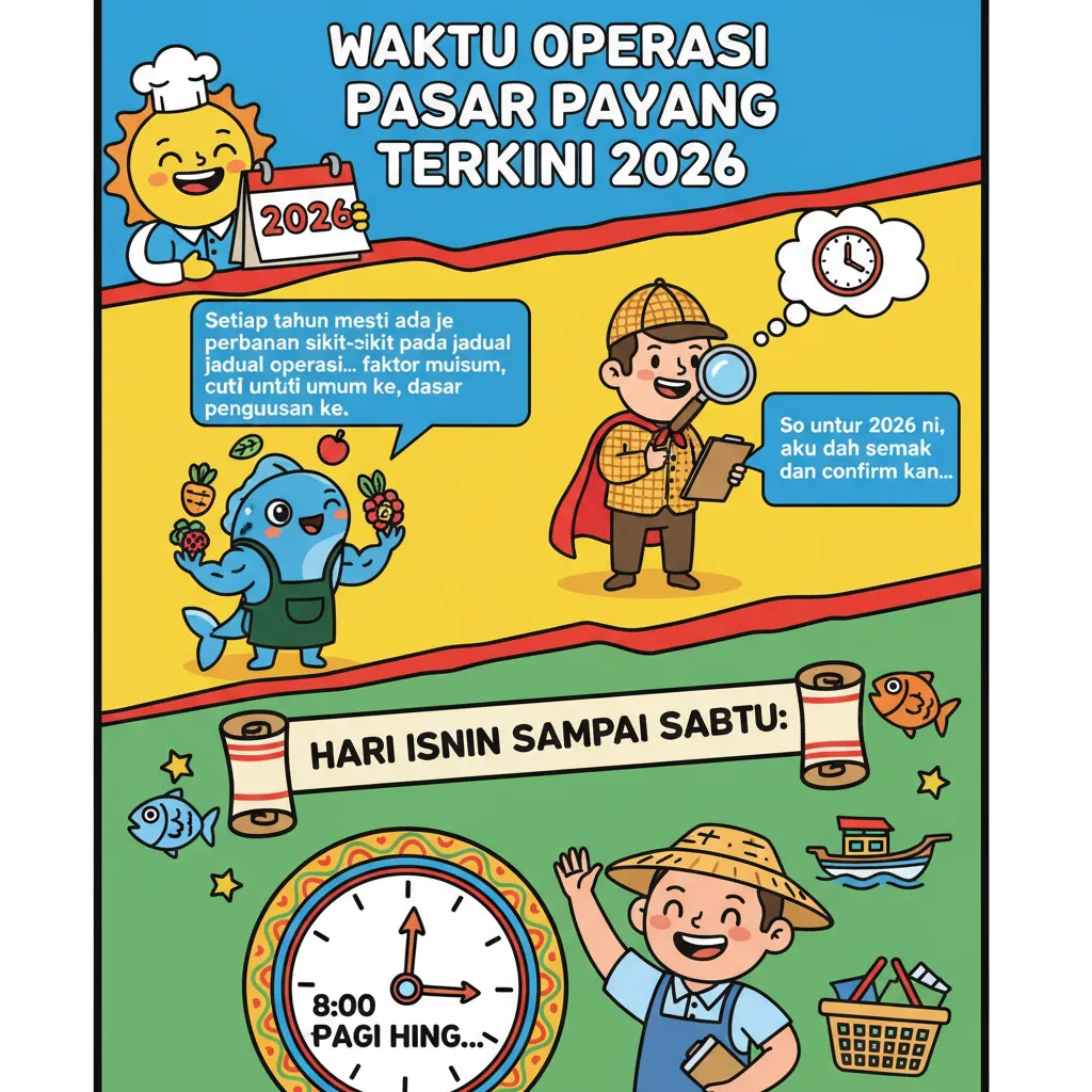 Waktu Operasi Pasar Payang Terkini 2026