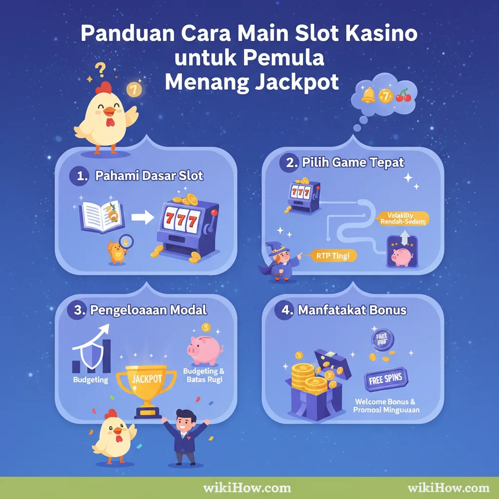 Panduan Cara Main Slot Kasino untuk Pemula Menang Jackpot