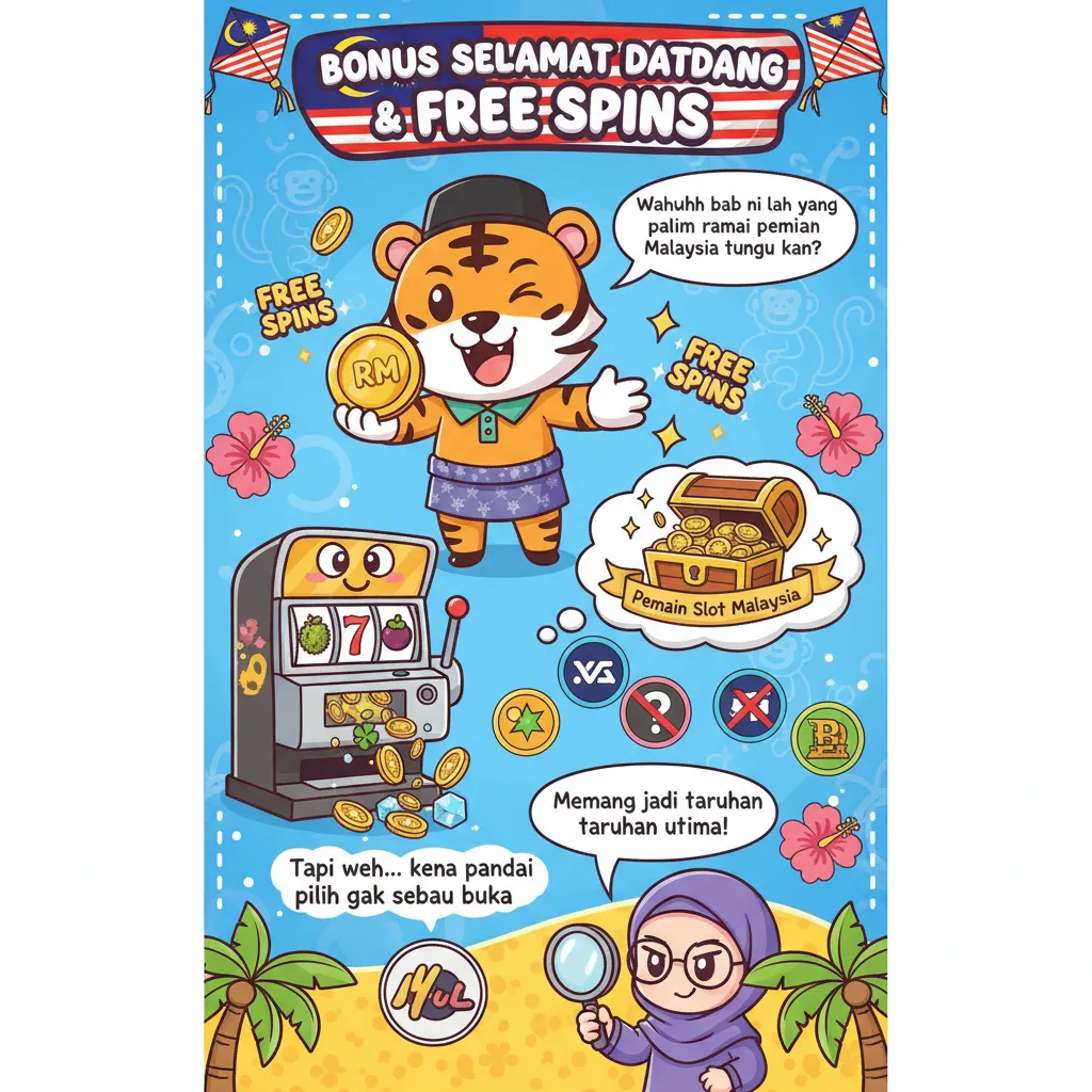 Bonus Selamat Datang & Free Spins untuk Pemain Slot Malaysia