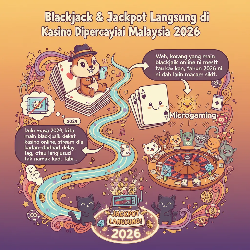 Blackjack & Jackpot Langsung di Kasino Dipercayai Malaysia 2026
